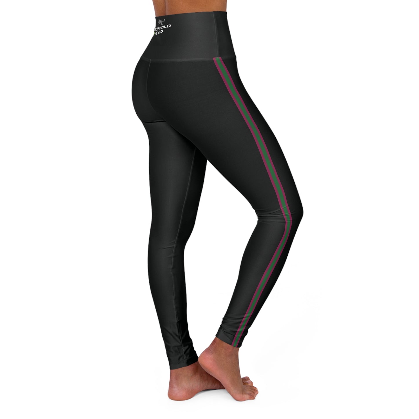 WWL Ladies High Waisted Yoga Pants | Workout Athleisure Wear