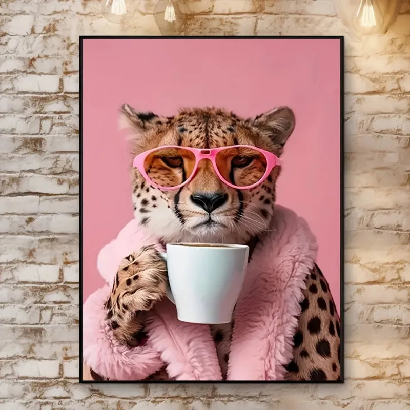 Charming Animal Frameless Canvas Art Prints