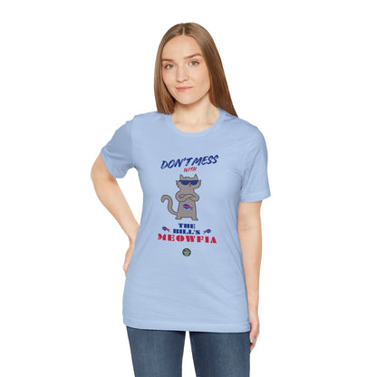 Buffalo Bills "Meowfia" Unisex Tee | Fun Classic Apparel to Support Animal Welfare