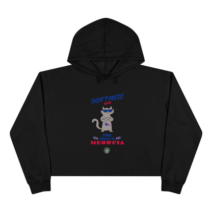 Buffalo Bills "Moewfia" Women's Cropped Hoodie | Classic Eco-Friendly Apparel to Support Animal Welfare