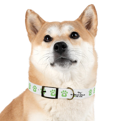 WWL Dog Collar with Paw Print Design | Cute Pet Accessory