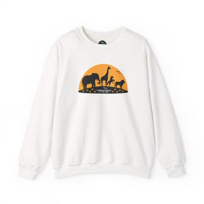 WWL Essential Unisex Crewneck Sweatshirt | Classic Eco-Friendly Sustainable Apparel to Support Animal Welfare