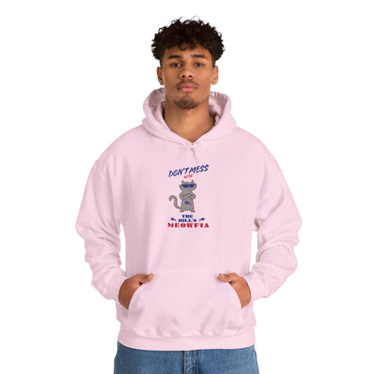 Buffalo Bills "Meowfia" Unisex Hoodie  | Fun Classic Eco-Friendly Apparel that Supports Animal Welfare