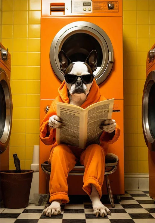 Quirky Animals on the Toilet Canvas Art Prints | Home Decor