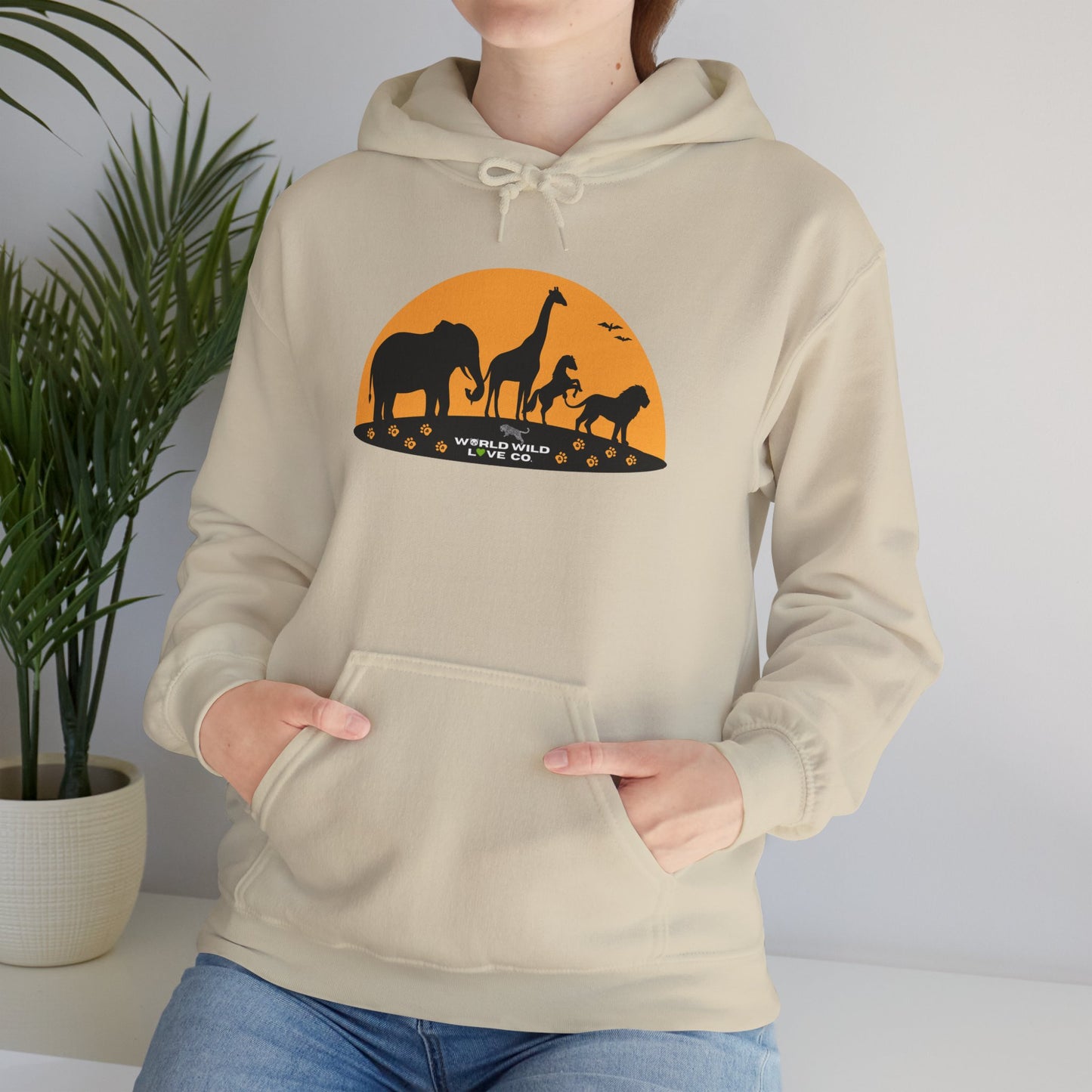 WWL Essential Unisex Hoodie  | Classic Eco-Friendly Apparel to Support Animal Welfare