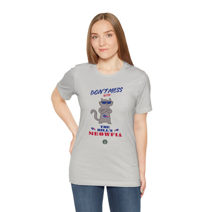 Buffalo Bills "Meowfia" Unisex Tee | Fun Classic Apparel to Support Animal Welfare
