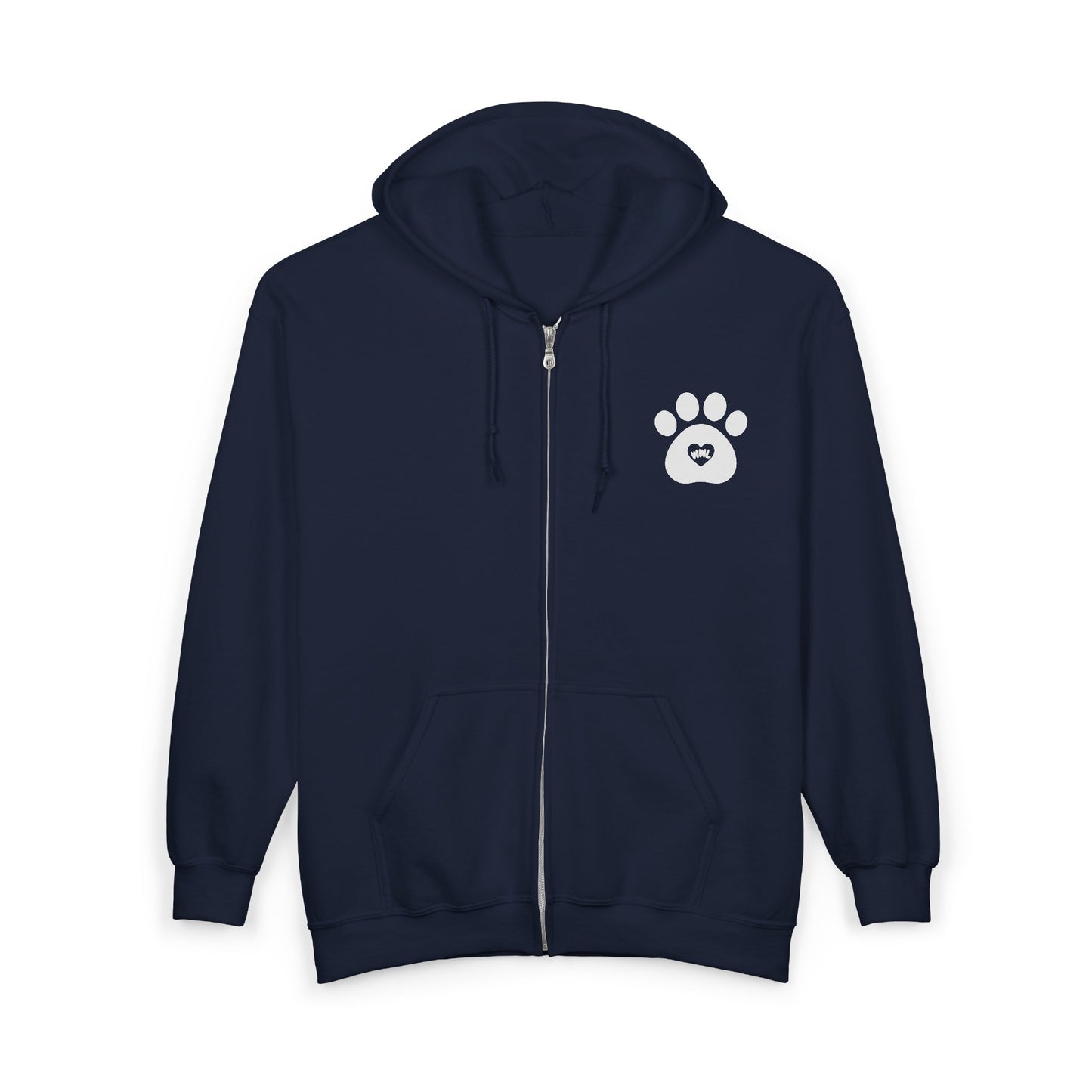 WWL Essential Unisex Zip Hoodie |  Classic Apparel to Support Animal Welfare