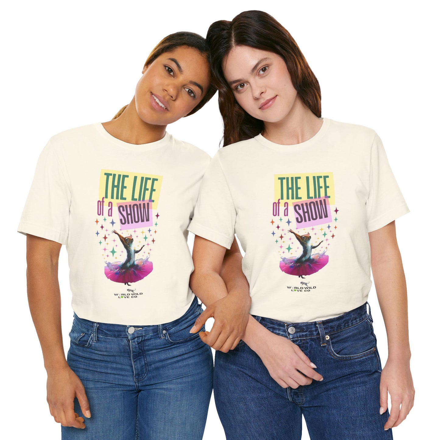 "The Life of a Show Squirrel" Graphic Tee | Funny Novelty Apparel that Supports Animal Welfare