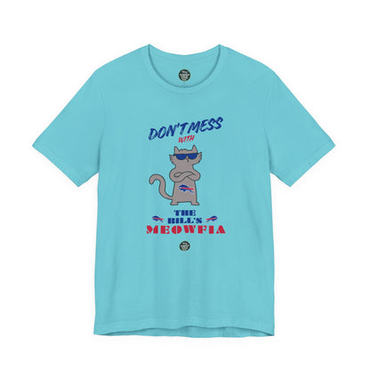 Buffalo Bills "Meowfia" Unisex Tee | Fun Classic Apparel to Support Animal Welfare