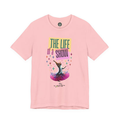 "The Life of a Show Squirrel" Graphic Tee | Funny Novelty Apparel that Supports Animal Welfare