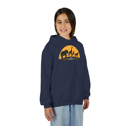 Youth Essential Heavy Blend Hooded Sweatshirt | Classic Apparel to Support Animal Welfare