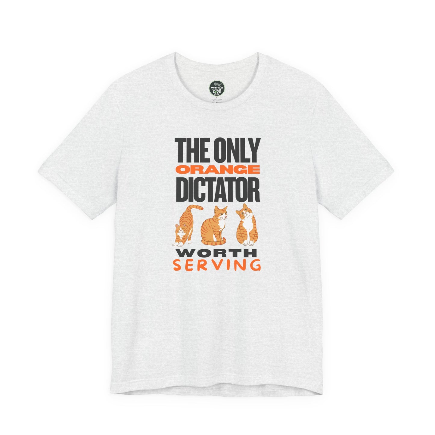 Politics & Cats Tee | Funny Sustainable Novelty Apparel that Supports Animal Welfare