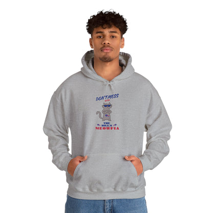 Buffalo Bills "Meowfia" Unisex Hoodie  | Fun Classic Eco-Friendly Apparel that Supports Animal Welfare