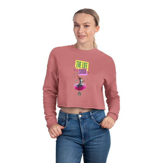 "The Life of a Show Squirrel" Cropped Crewneck | Funny Novelty Apparel that Supports Animal Welfare