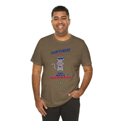 Buffalo Bills "Meowfia" Unisex Tee | Fun Classic Apparel to Support Animal Welfare