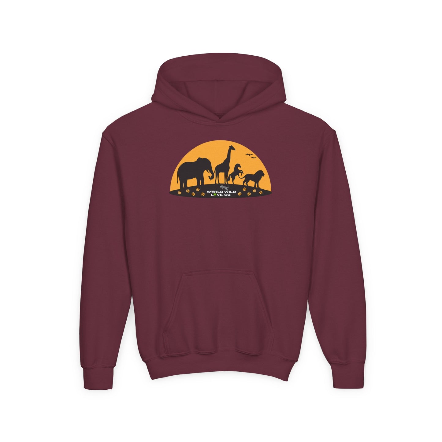 Youth Essential Heavy Blend Hooded Sweatshirt | Classic Apparel to Support Animal Welfare