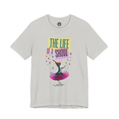 "The Life of a Show Squirrel" Graphic Tee | Funny Novelty Apparel that Supports Animal Welfare