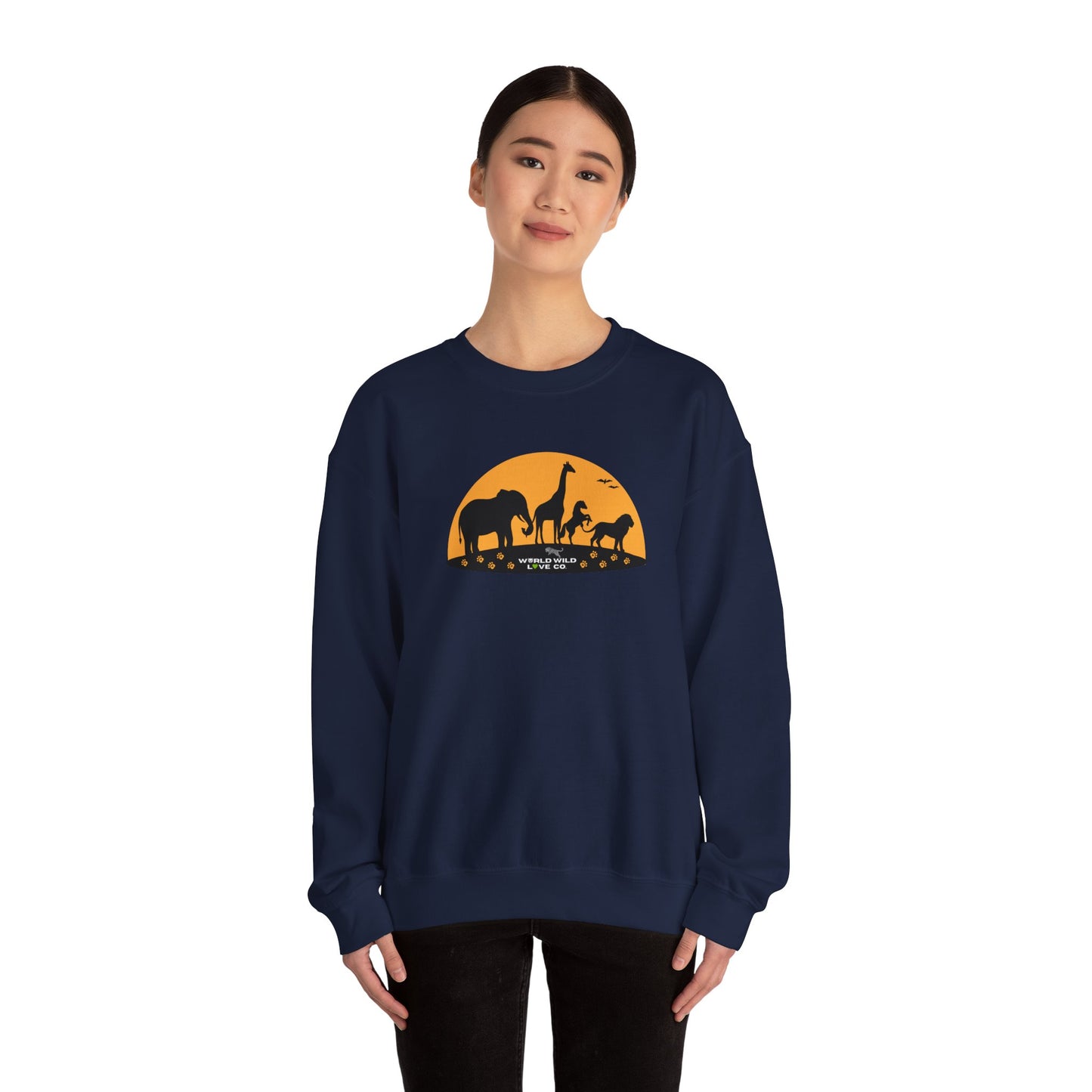 WWL Essential Unisex Crewneck Sweatshirt | Classic Eco-Friendly Sustainable Apparel to Support Animal Welfare