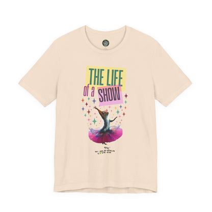 "The Life of a Show Squirrel" Graphic Tee | Funny Novelty Apparel that Supports Animal Welfare