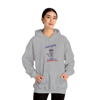 Buffalo Bills "Meowfia" Unisex Hoodie  | Fun Classic Eco-Friendly Apparel that Supports Animal Welfare