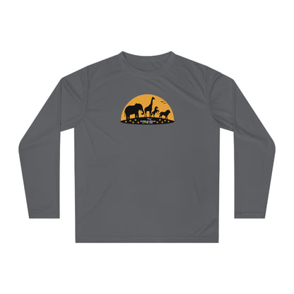 WWL Essential Unisex Performance Long Sleeve Sport Shirt | Classic Athleisure Apparel to Support Animal Welfare