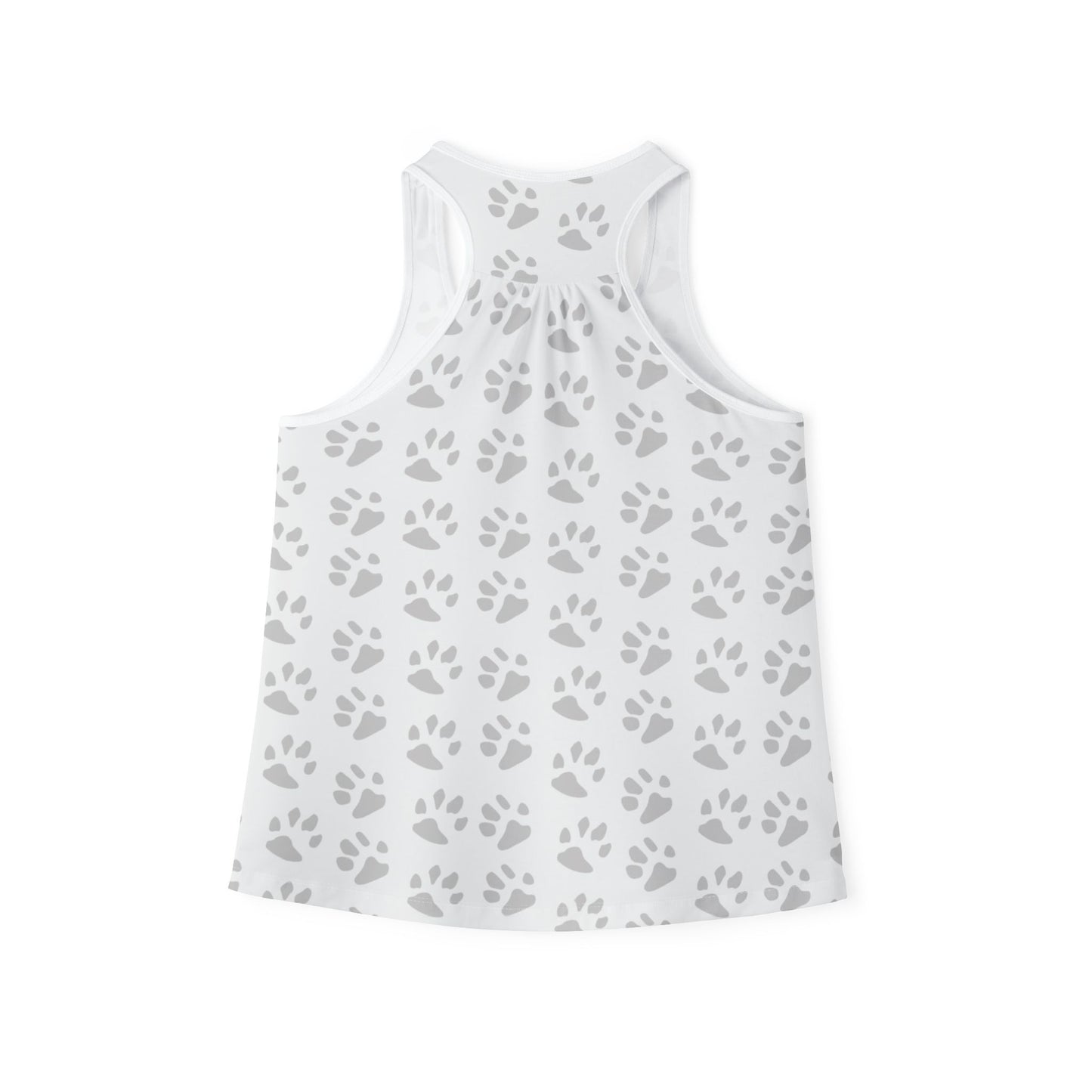 Paw Print Women's Tank Top | Cute Summer Shirt for Animal Lovers