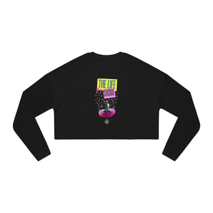 "The Life of a Show Squirrel" Cropped Crewneck | Funny Novelty Apparel that Supports Animal Welfare