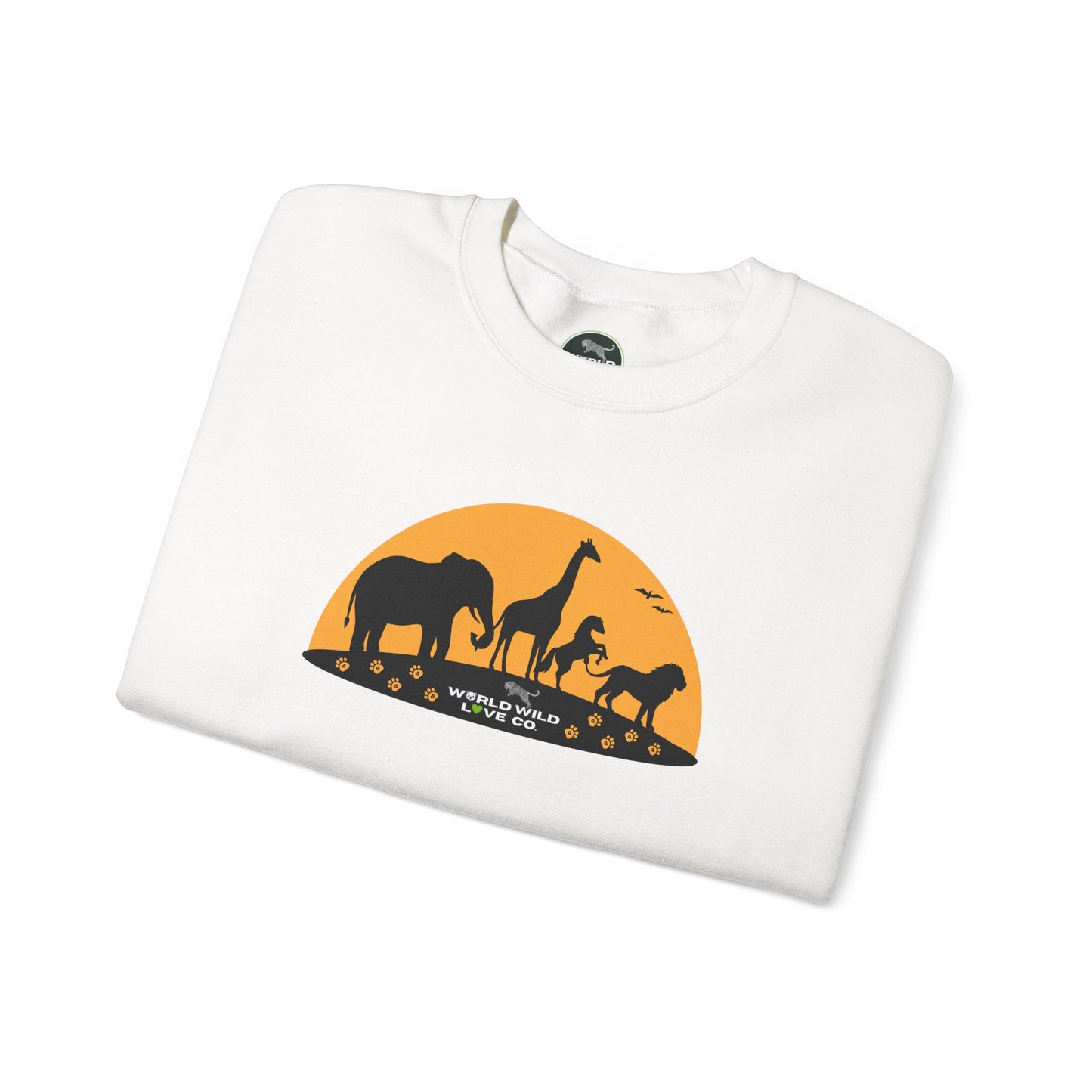 WWL Essential Unisex Crewneck Sweatshirt | Classic Eco-Friendly Sustainable Apparel to Support Animal Welfare