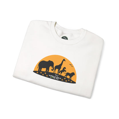 WWL Essential Unisex Crewneck Sweatshirt | Classic Eco-Friendly Sustainable Apparel to Support Animal Welfare