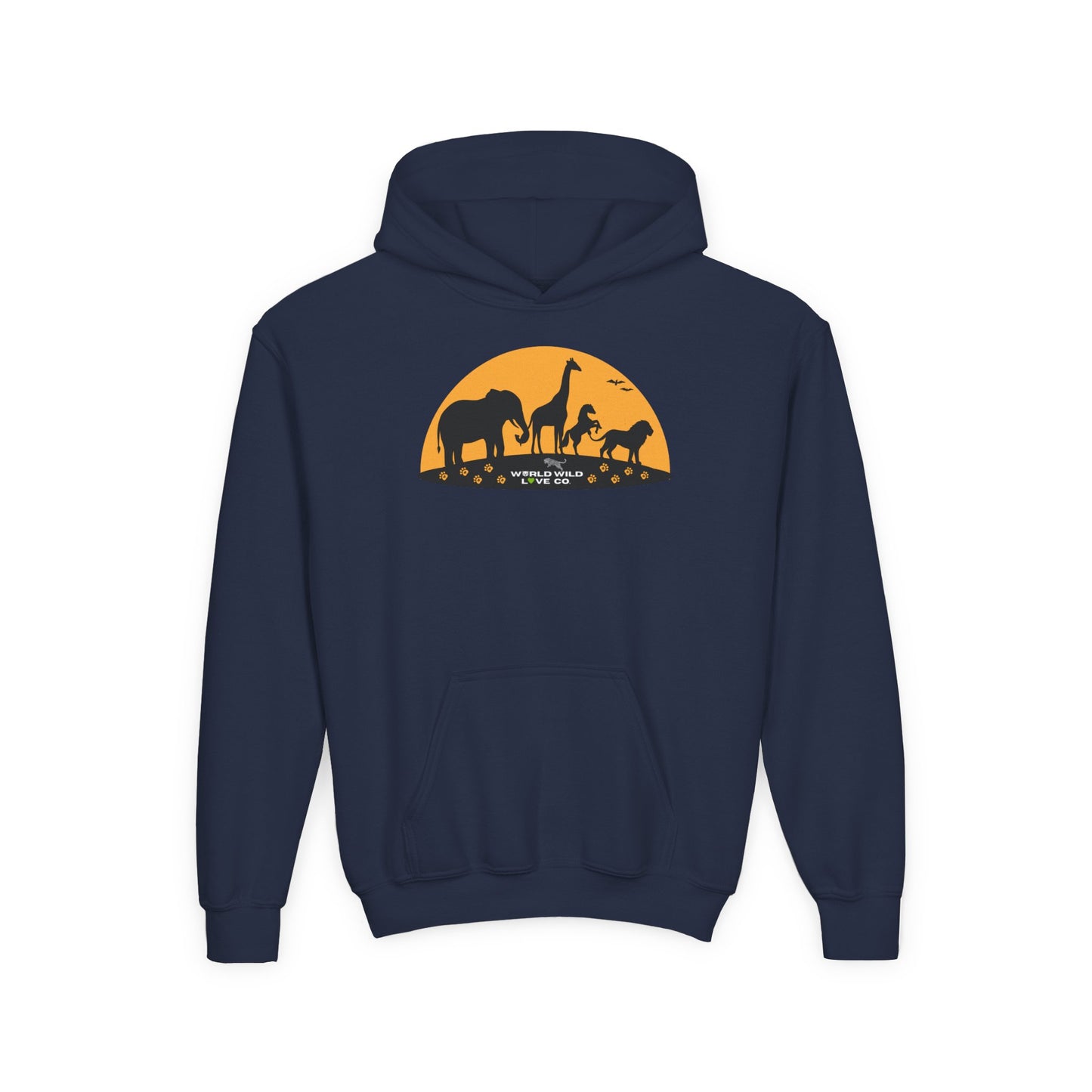 Youth Essential Heavy Blend Hooded Sweatshirt | Classic Apparel to Support Animal Welfare
