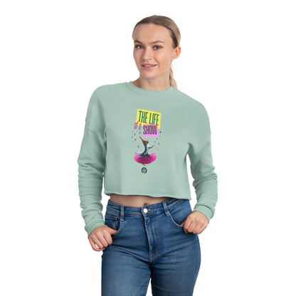 "The Life of a Show Squirrel" Cropped Crewneck | Funny Novelty Apparel that Supports Animal Welfare