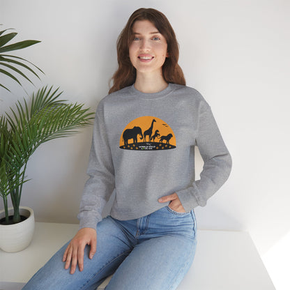 WWL Essential Unisex Crewneck Sweatshirt | Classic Eco-Friendly Sustainable Apparel to Support Animal Welfare