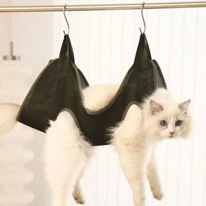 Cat Dog Grooming Nail Cutting Anti Scratch Bite Fixed Bag Bath Trimming Restraint Bag Pet Beauty Hammock Hanging Pet Supply Set