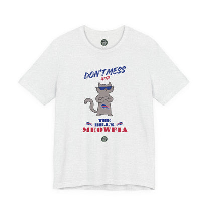 Buffalo Bills "Meowfia" Unisex Tee | Fun Classic Apparel to Support Animal Welfare