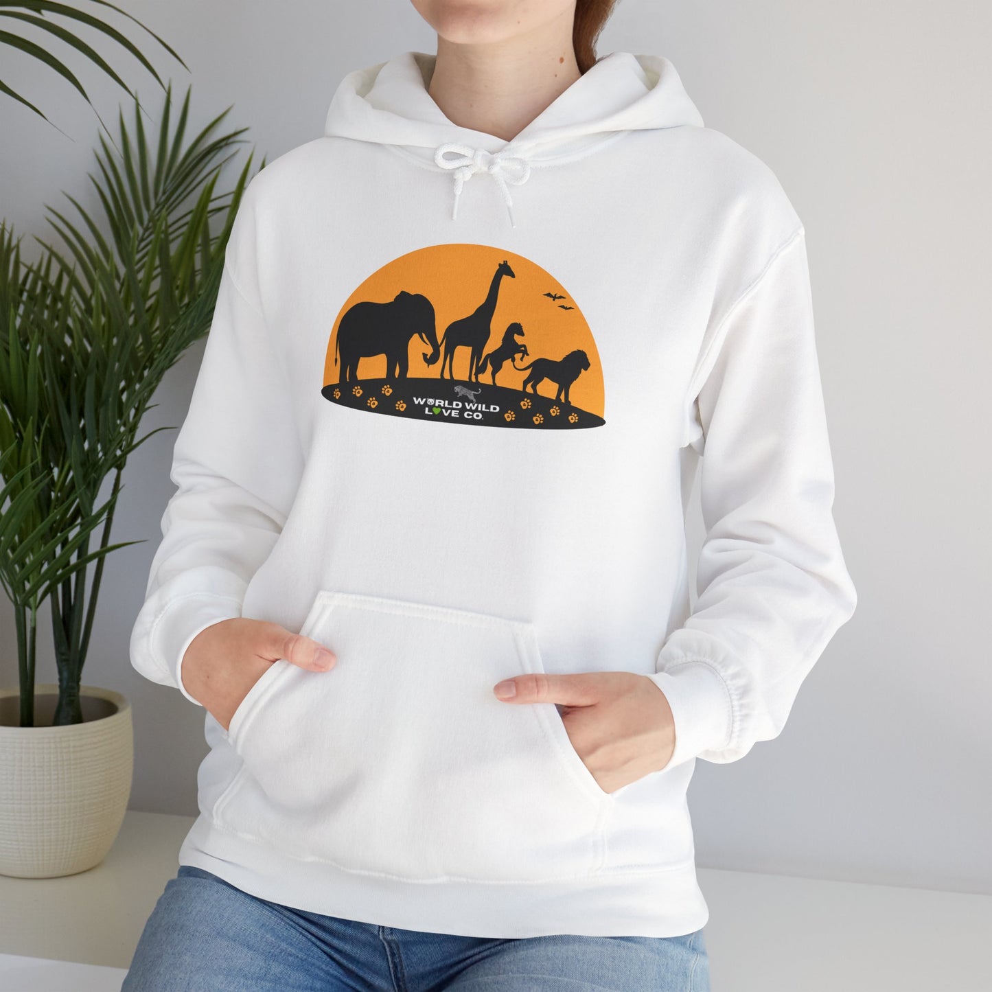WWL Essential Unisex Hoodie  | Classic Eco-Friendly Apparel to Support Animal Welfare