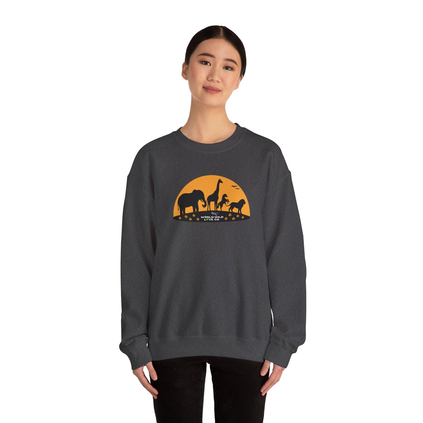 WWL Essential Unisex Crewneck Sweatshirt | Classic Eco-Friendly Sustainable Apparel to Support Animal Welfare