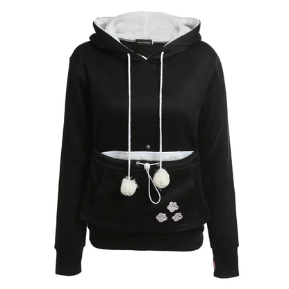 Fashion 2022 High Quality Cat Lovers Hoodies Ears Cuddle Pouch Dog Pet Hoodies For Casual Kangaroo Pullovers Sweatshirt New