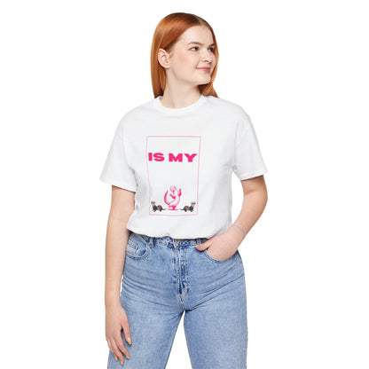 "My Ferret is My Cardio" Unisex Tee | Funny Novelty Apparel that Supports Animal Welfare | World Wild Love Co.