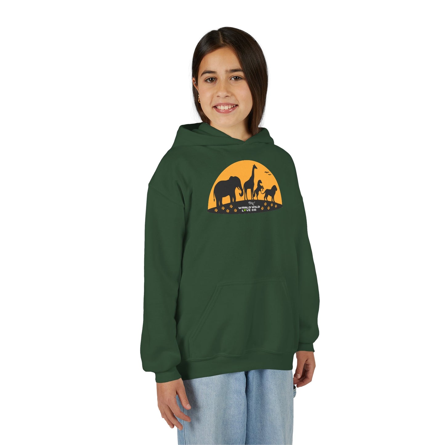 Youth Essential Heavy Blend Hooded Sweatshirt | Classic Apparel to Support Animal Welfare