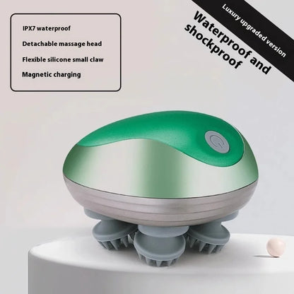 Electric Cat Head Massager Pet Grooming Tool Relaxation Device for Cats Dogs Headwear with Soothing Function