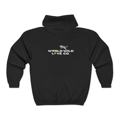 WWL Essential Unisex Zip Hoodie |  Classic Apparel to Support Animal Welfare