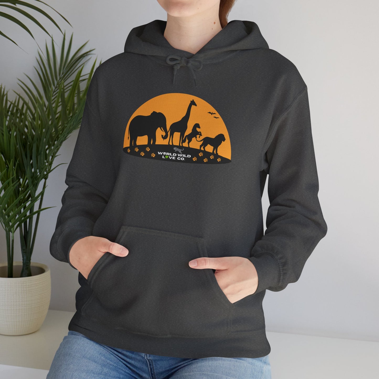 WWL Essential Unisex Hoodie  | Classic Eco-Friendly Apparel to Support Animal Welfare