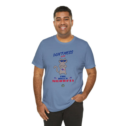 Buffalo Bills "Meowfia" Unisex Tee | Fun Classic Apparel to Support Animal Welfare