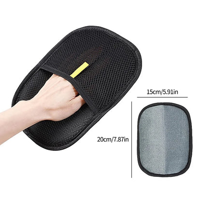 Removes Lint Gloves,Clothes Pet Hair Removal Gloves Double Sided Reusable Grooming Tool for Dogs Cat Fur Static Cleaning Gloves