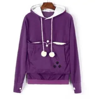 Fashion 2022 High Quality Cat Lovers Hoodies Ears Cuddle Pouch Dog Pet Hoodies For Casual Kangaroo Pullovers Sweatshirt New