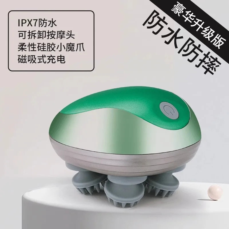 Electric Cat Head Massager Pet Grooming Tool Relaxation Device for Cats Dogs Headwear with Soothing Function