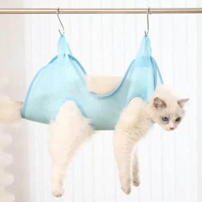 Cat Dog Grooming Nail Cutting Anti Scratch Bite Fixed Bag Bath Trimming Restraint Bag Pet Beauty Hammock Hanging Pet Supply Set